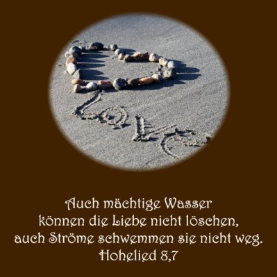 Heiraten Hochzeit Bibelvers der Woche Hohelied 8,77