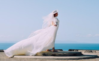 Heiraten Hochzeit Schleier